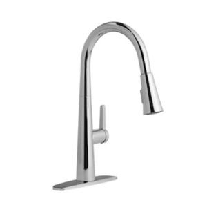 Allen+Roth Chrome Pull Down Kitchen faucet with LED Light
